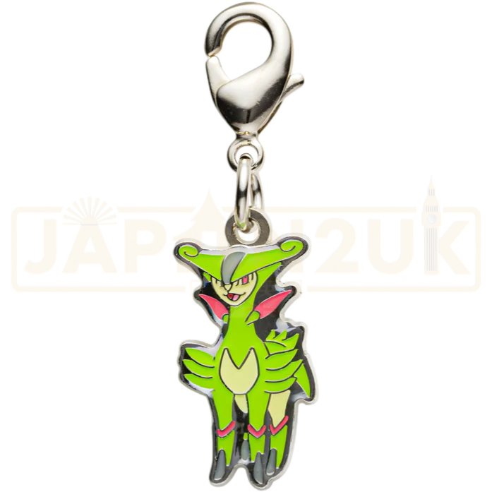Pokemon Center Japan - 0640 Virizion Metal Charm/Keychain