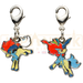 Pokemon Center Japan - 0647 Keldeo [Both Forms] Metal Charm/Keychain