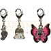 Pokemon Center Japan - 0664 / 0665 / 0666 Scatterbug, Spewpa & Vivillon Metal Charm/Keychain