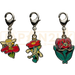Pokemon Center Japan - 0669 / 0670 / 0671  Flabébé, Floette & Florges Metal Charm/Keychain