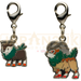Pokemon Center Japan - 0672 / 0673 Skiddo & Gogoat Metal Charm/Keychain