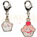 Pokemon Center Japan - 0684 / 0685 Swirlix & Slurpuff Metal Charm/Keychain