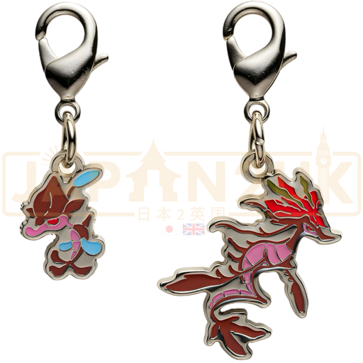 Pokemon Center Japan - 0690 / 0691 Skrelp & Dragalge Metal Charm/Keychain