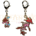 Pokemon Center Japan - 0690 / 0691 Skrelp & Dragalge Metal Charm/Keychain