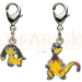 Pokemon Center Japan - 0694 / 0695 Helioptile & Heliolisk Metal Charm/Keychain