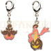 Pokemon Center Japan - 0710 / 0711 Pumpkaboo & Gourgeist Metal Charm/Keychain