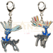 Pokemon Center Japan - 0716 Xerneas [Both Forms] Metal Charm/Keychain
