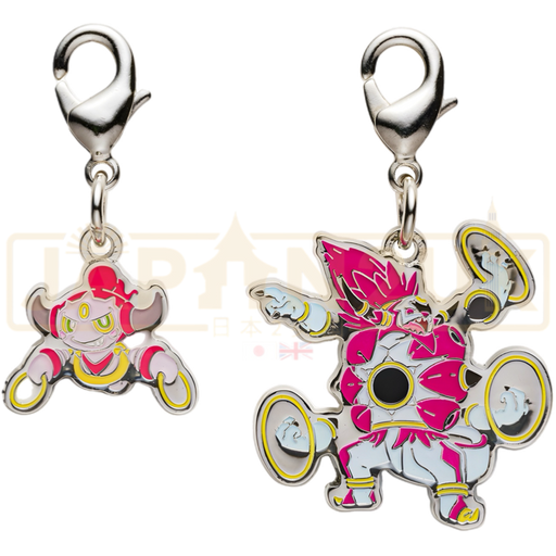 Pokemon Center Japan - 0720 Hoopa [Both Forms] Metal Charm/Keychain