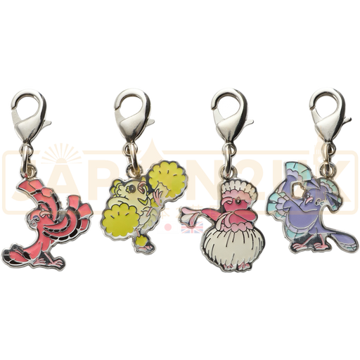 Pokemon Center Japan - 0741 Oricorio Evolution Line Metal Charm/Keychain