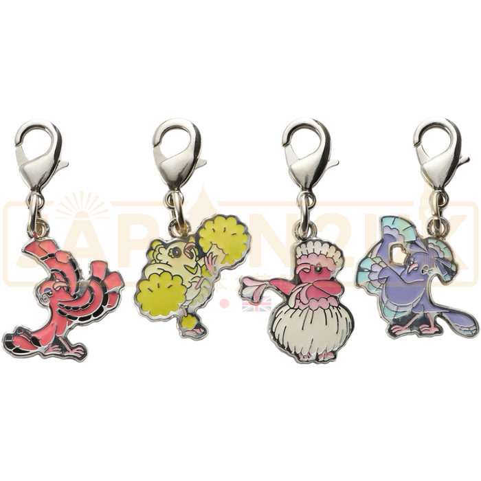 Pokemon Center Japan - 0741 Oricorio Evolution Line Metal Charm/Keychain