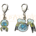 Pokemon Center Japan - 0751 / 0752 Dewpider & Araquanid Metal Charm/Keychain