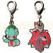 Pokemon Center Japan - 0753 / 0754 Fomantis & Lurantis Metal Charm/Keychain