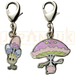 Pokemon Center Japan - 0755 / 0756 Morelull & Shiinotic Metal Charm/Keychain
