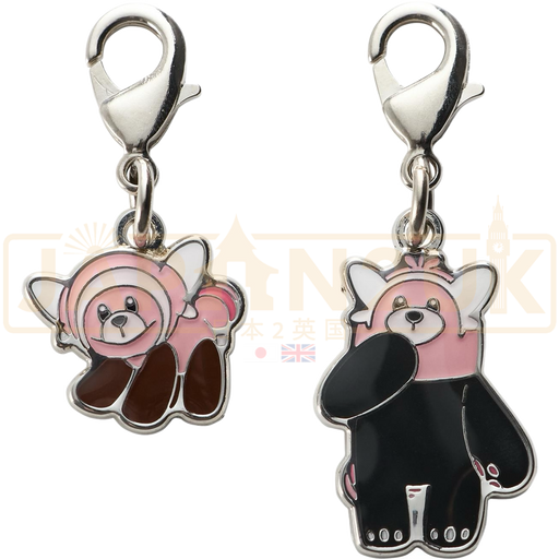 Pokemon Center Japan - 0759 / 0760 Stufful & Bewear Metal Charm/Keychain