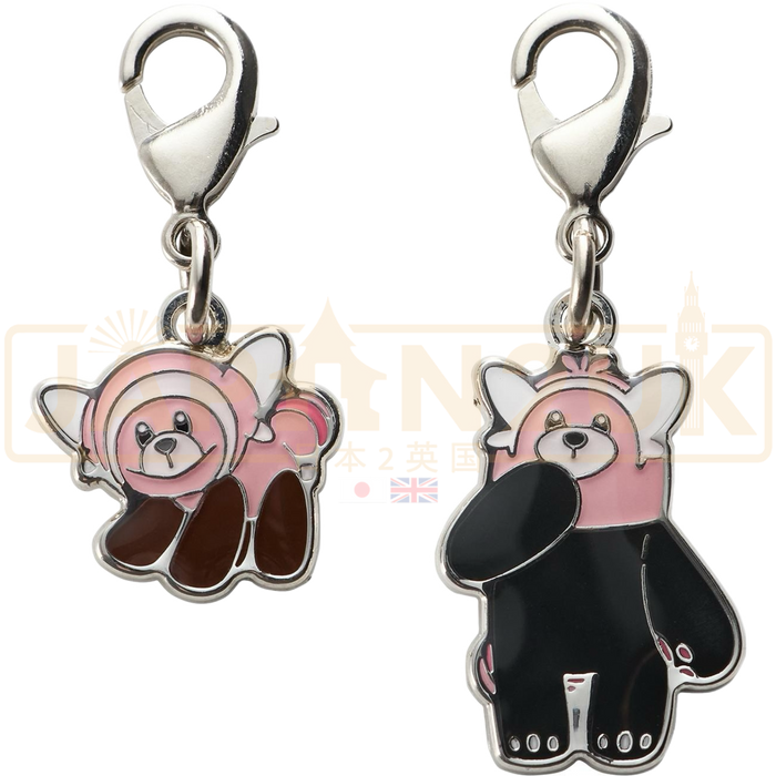 Pokemon Center Japan - 0759 / 0760 Stufful & Bewear Metal Charm/Keychain