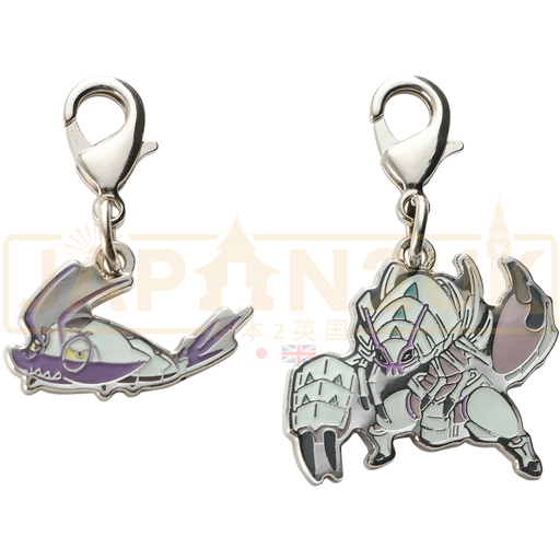 Pokemon Center Japan - 0767 / 0768 Wimpod & Golisopod Metal Charm/Keychain