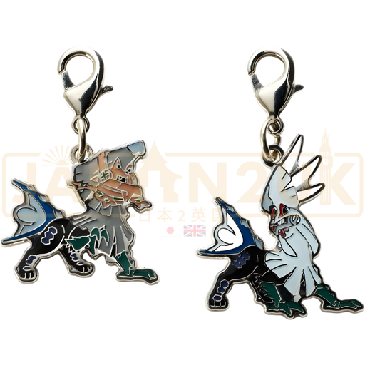 Pokemon Center Japan - 0772 / 0773 Type: Null & Silvally Metal Charm/Keychain
