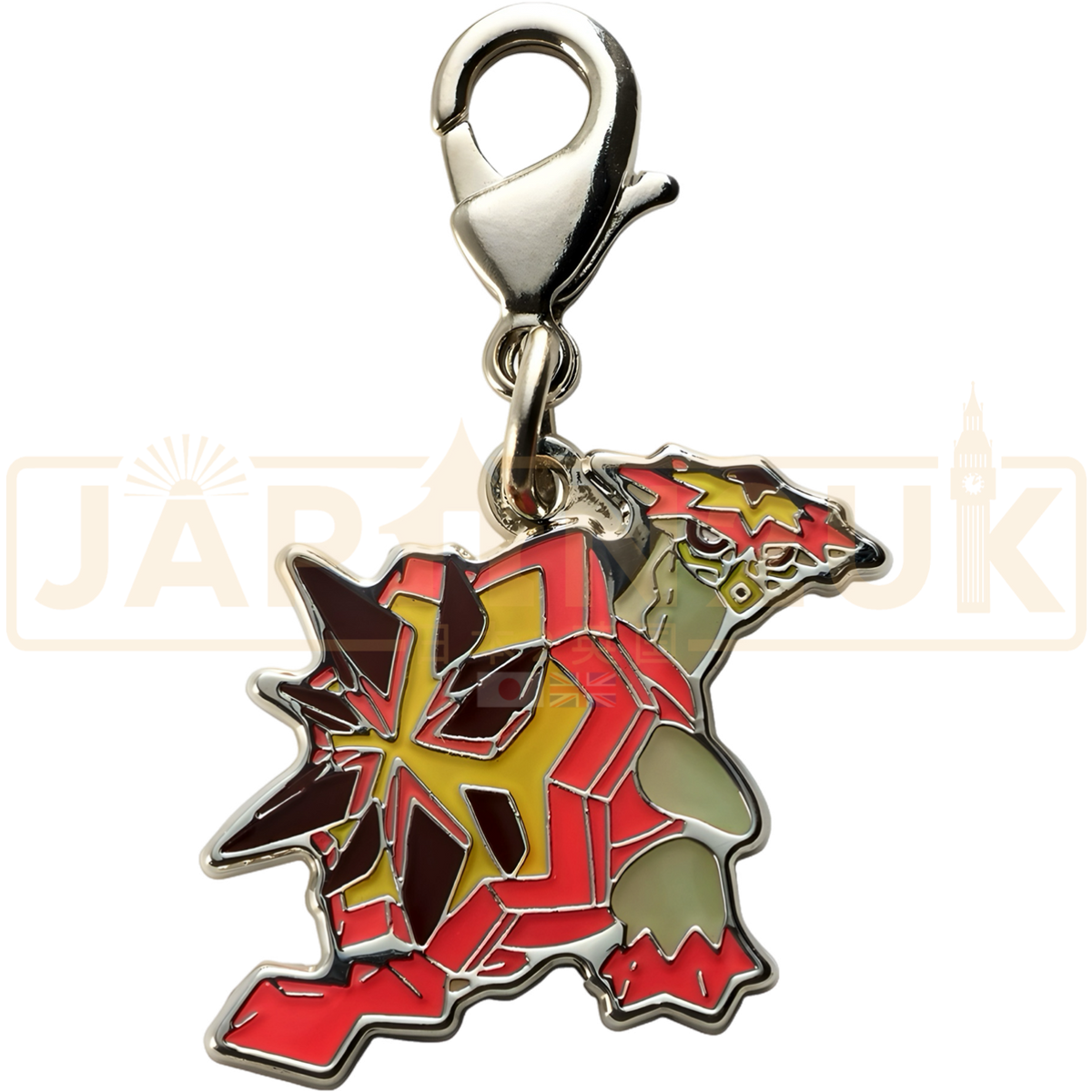 Pokemon Center Japan - 0776 Turtonator Metal Charm/Keychain — Japan2UK