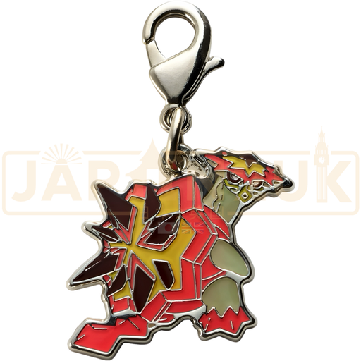Pokemon Center Japan - 0776 Turtonator Metal Charm/Keychain