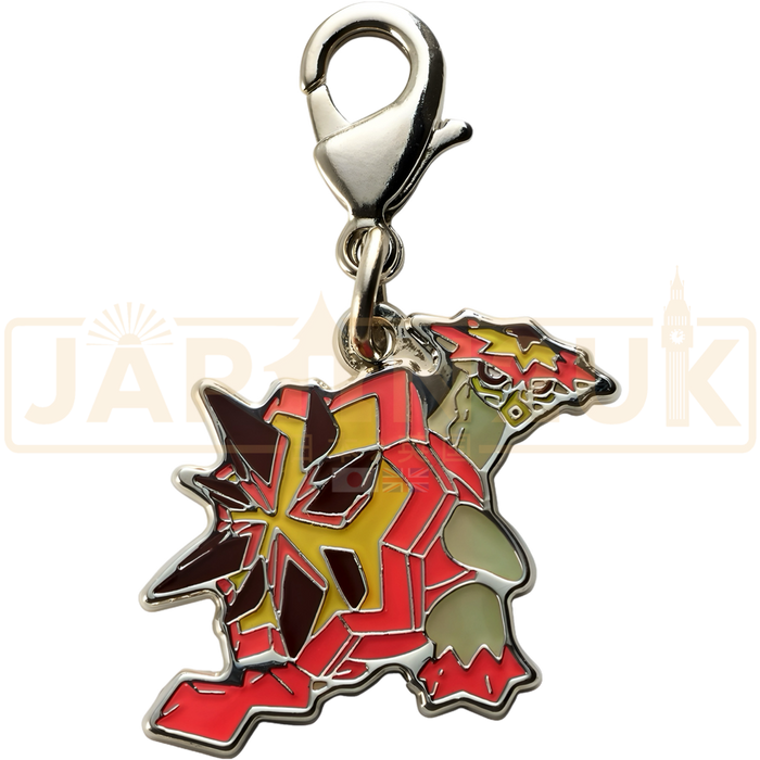 Pokemon Center Japan - 0776 Turtonator Metal Charm/Keychain