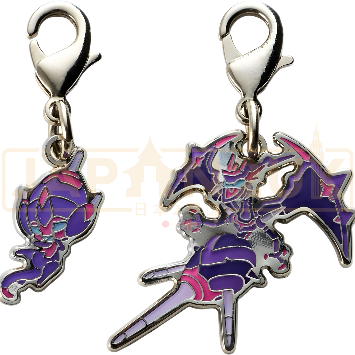 Pokemon Center Japan - 0803 / 0804 Poipole & Naganadel Metal Charm/Key ...
