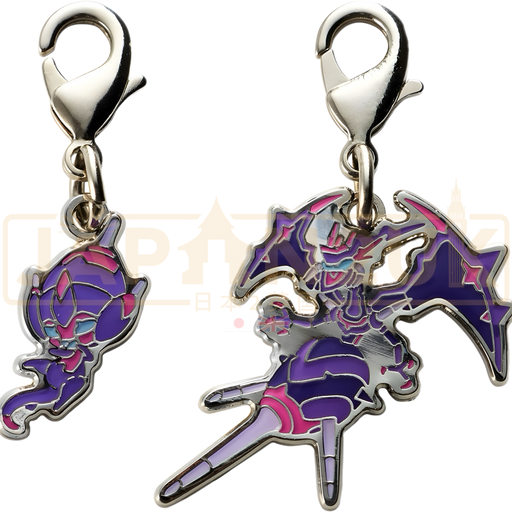 Pokemon Center Japan - 0803 / 0804 Poipole & Naganadel Metal Charm/Keychain