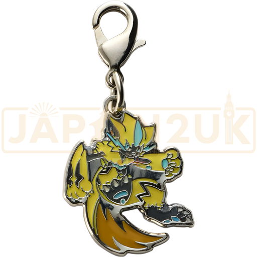 Pokemon Center Japan - 0807 Zeraora Metal Charm/Keychain