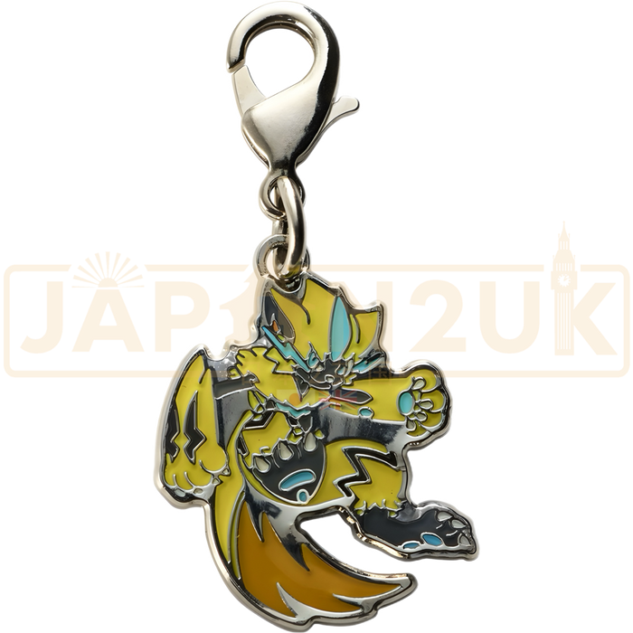 Pokemon Center Japan - 0807 Zeraora Metal Charm/Keychain