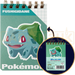 Pokemon Center Japan - Bulbasaur A7 Mini Ring Memo Notepad