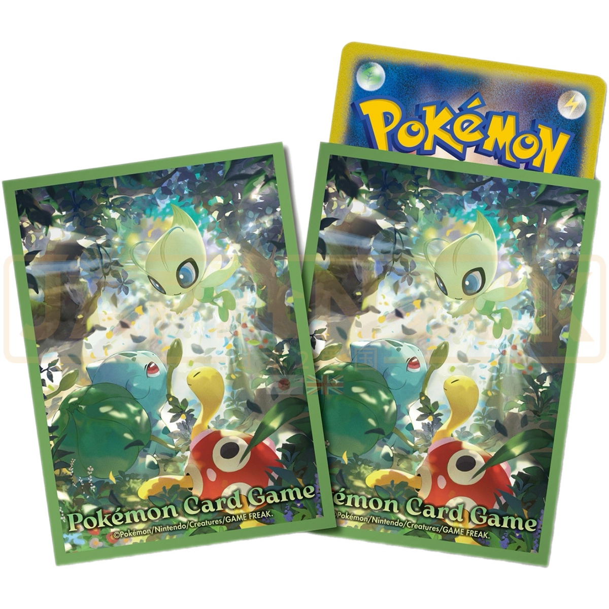 bulbasaur card sleeves Pokemon Center Premium Gloss Celebi and Friends Color:Red Mythic Pokemon Base Set Holo quality sleeves is particularly Start Deck 100