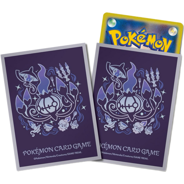 Pokemon Center Japan - Chandelure, Litwick & Lampent Ver.2 Pro Card Sleeves Pack