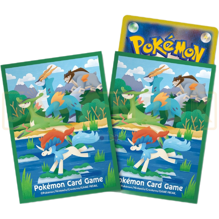 Pokemon Center Japan - Cobalion, Terrakion, Virizion, and Keldeo Swords of Justice Card Sleeves Pack