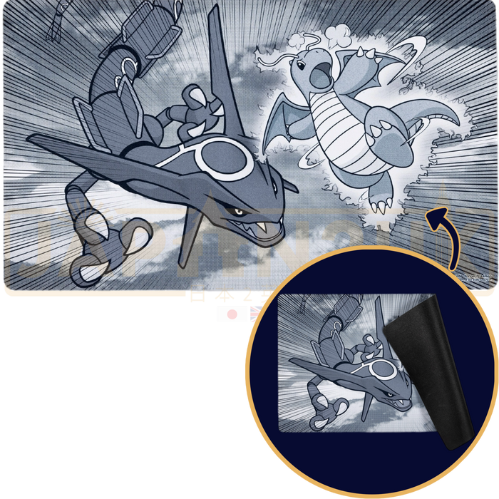 Pokemon Center Japan - Dragonite & Rayquaza Collide Play Mat
