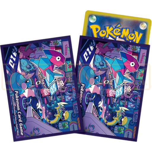 Pokemon Center Japan - Dratini, Porygon, Abra & Friends Night Arcade Card Sleeves Pack
