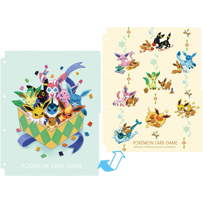 Pokemon Center Japan - Eevee Evolutions Binder Refill Pages Pack