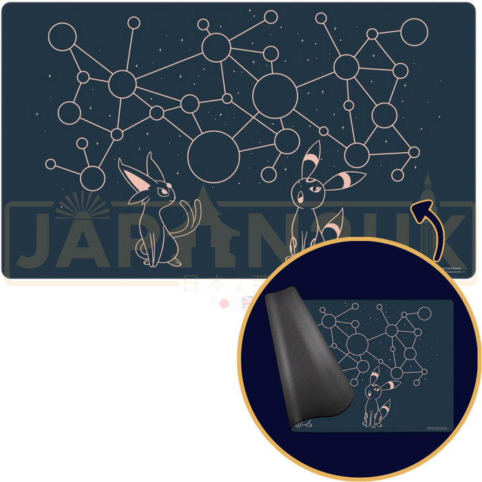 Pokemon Center Japan - Espeon & Umbreon Starry Constellations Play Mat