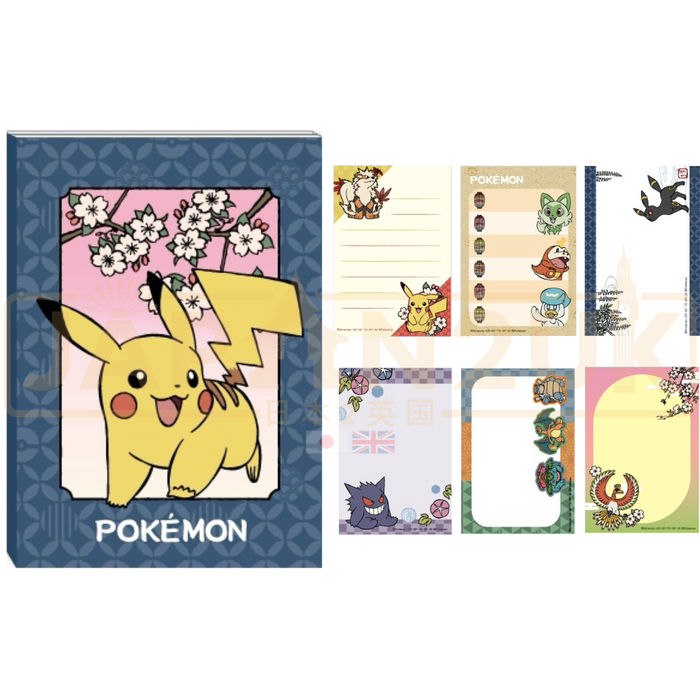Pokemon Center Japan - Japanese Pattern Patata Pata Memo Pad