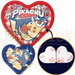 Pokemon Center Japan - Pikachu Diner Heart-Shaped Ring Notebook