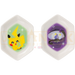 Pokemon Center Japan - Pikachu & Lampent Set of 2 Porcelain Plates