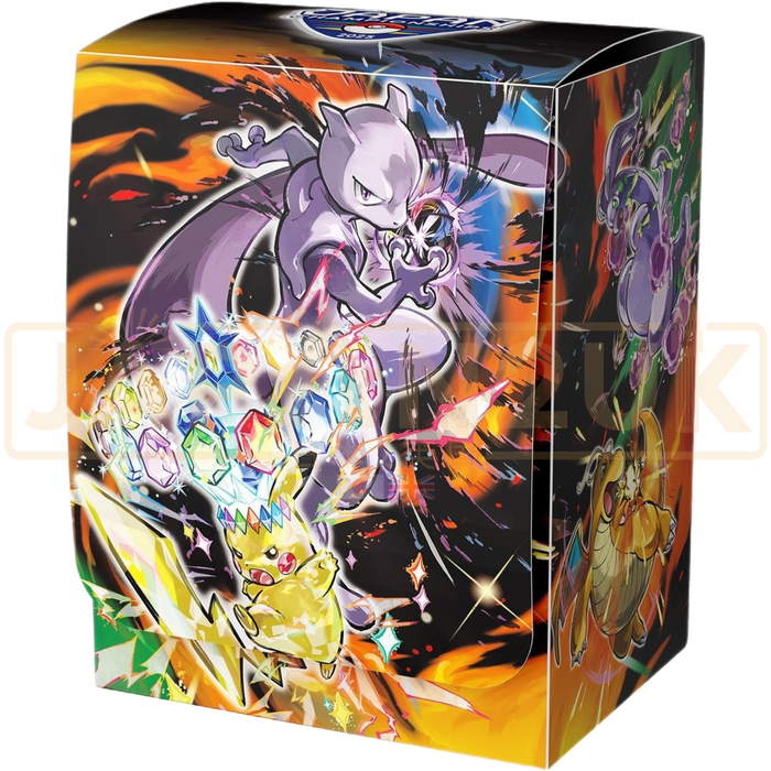 Pokemon Center Japan - Pikachu & Mewtwo Pokemon Japan Championships 2025 Deck Case