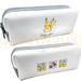 Pokemon Center Japan - Pikachu Number 025 Pikachu Komawari Twin Zipper Multi-Case Pencil Case