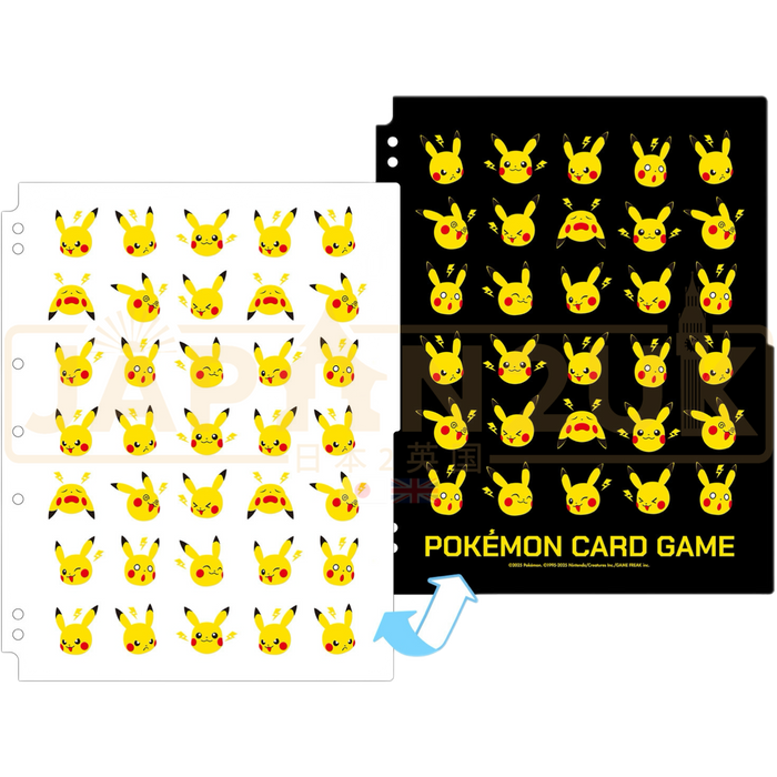 Pokemon Center Japan - Pikachu & Thunder Binder Refill Pages Pack