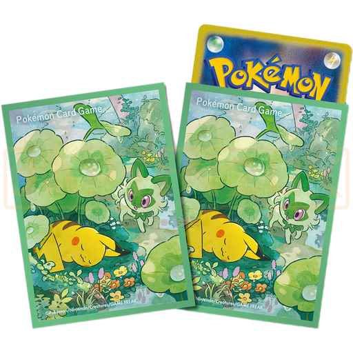 Pokemon Center Japan - Pikachu and Sprigatito Ver. 2 Card Sleeves Pack