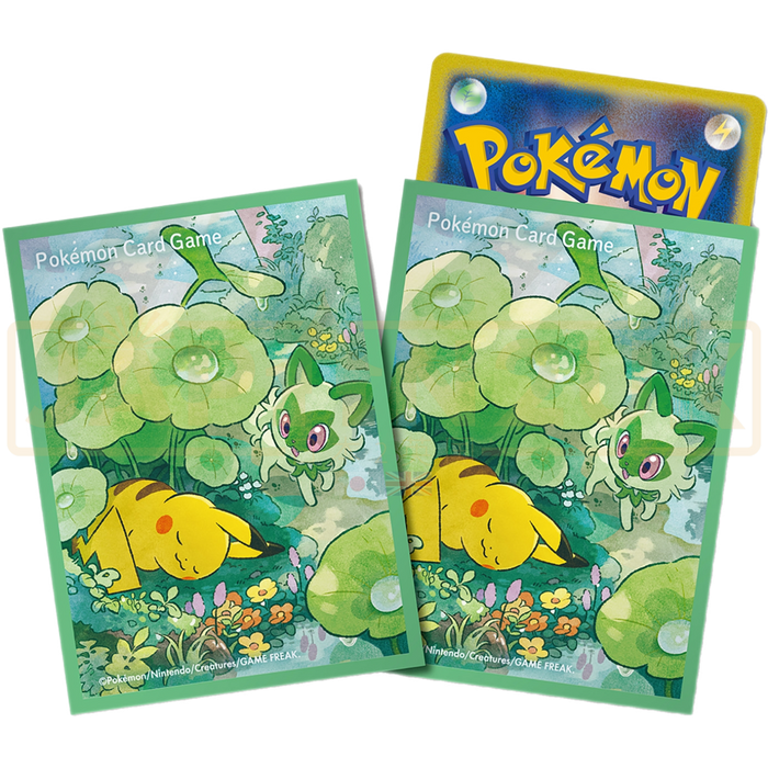 Pokemon Center Japan - Pikachu and Sprigatito Ver. 2 Card Sleeves Pack