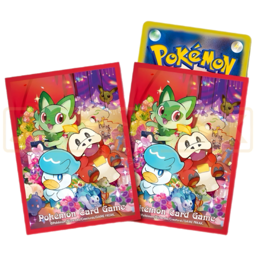 Pokemon Center Japan - Quaxly & Fuecoco & Sprigatito Card Sleeves Pack