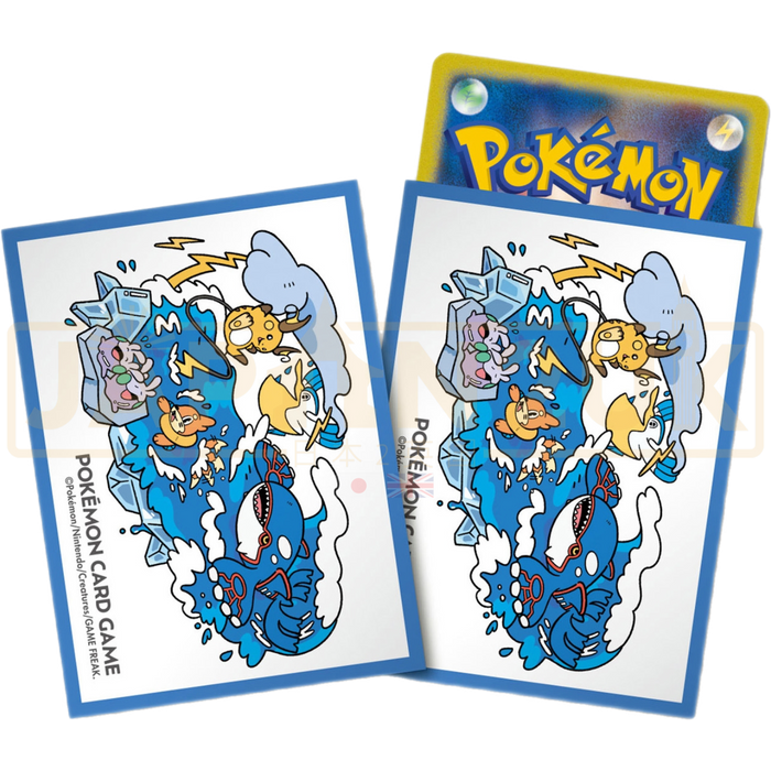 Pokemon Center Japan - Raichu, Kyogre & Friends Otenki Team Card Sleeves Pack