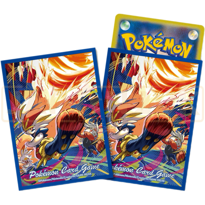 Pokemon Center Japan - Scorbunny, Raboot & Cinderace Card Sleeves Pack