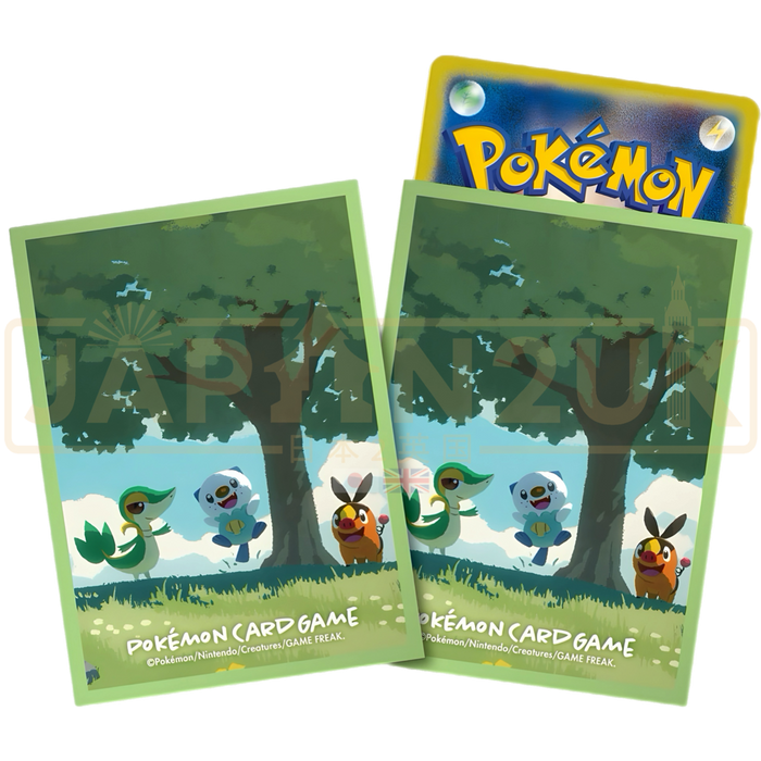 Pokemon Center Japan - Snivy, Tepig & Oshawott Card Sleeves Pack