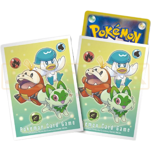 Pokemon Center Japan - Sprigatito, Fuecoco & Quaxly Card Sleeves Pack