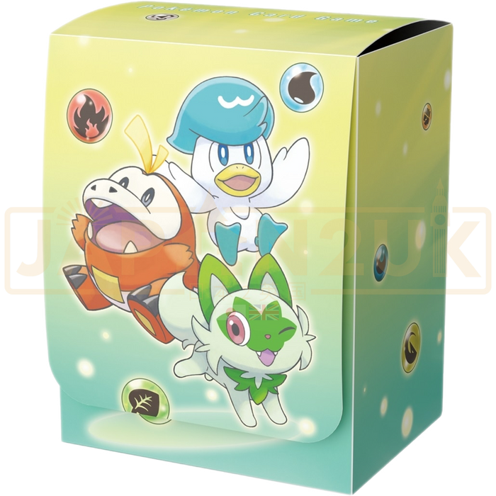 Pokemon Center Japan - Sprigatito, Fuecoco & Quaxly Deck Case
